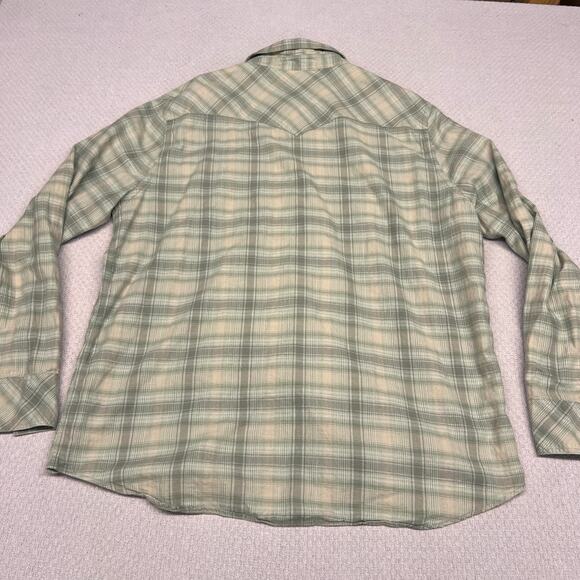Tecovas Shirt Mens XL Plaid Cotton Pearl Snap Western Cowboy Classic - Picture 2 of 8